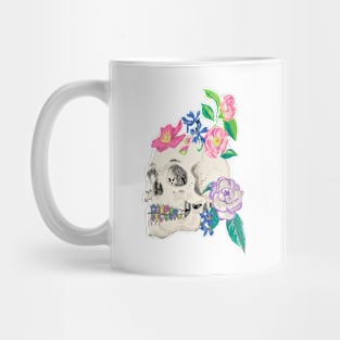 Camellia Skull Mug